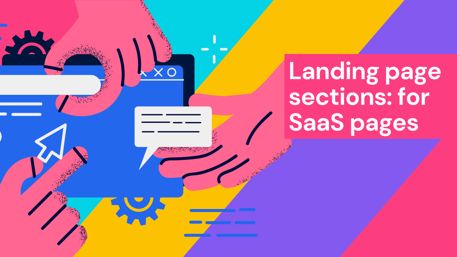 SaaS landing page sections