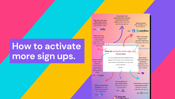 Users signing up to your product but *not* using it? Here's how to activate them