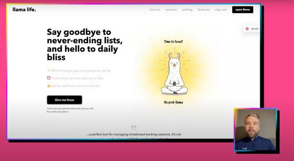 [VIDEO ROAST] 🦙 Llama Life is the BEST landing page of 2022 (How it hit $5,000 MRR)